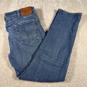Levis Premium Lot 502 Blue Jeans Mens 38 X 34 (FITS 37 X‎ 31) Denim